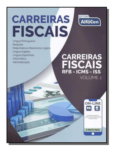 Carreiras Fiscais - Vol. 1 - 01ed/19, De Equipe Alfacon. Editora Alfacon, Capa Mole Em Português, 2021