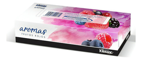 Pañuelos Faciales Kleenex Aromas Frutos Rojos 90 Pañuelos