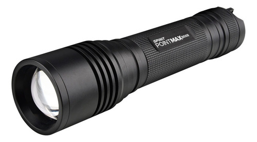 Linterna Spinit Pointmax 800r Recargable Usb 800 Lm Zoom Color de la linterna Negro Color de la luz Blanco