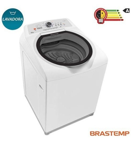 Lavadora Roupas 15kg Brastemp 07 Programas Branca Bwh15ab