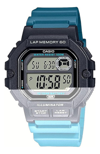 Reloj Casio Ws-1400h-3av Sumergible Original