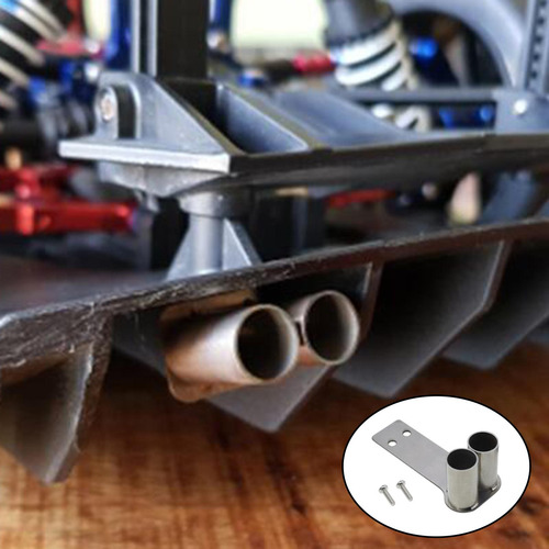 3 X 1/10 Rc Tubo De Universal Crawler Piezas De Fila Doble