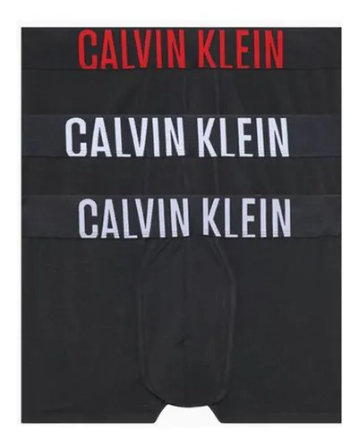 comprar Pack De 3 Bóxers Tiro Bajo Algodón Negro Calvin Klein