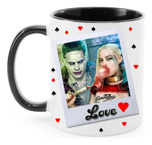 Caneca Namorados Arlequina E Coringa Casal Geek