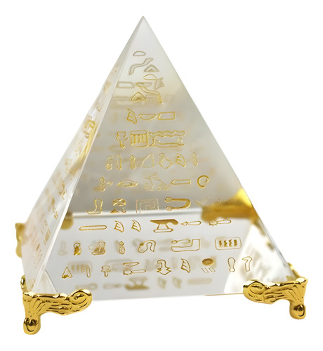 Pirâmide Orgonite Obsidiana Chacras Egito Fegshui Energética