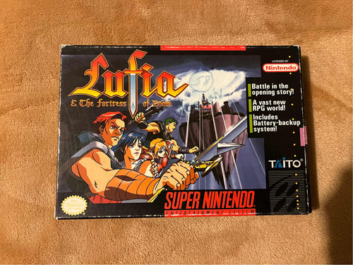 Lufia 1 Con Caja Y Manual - Super Nintendo Snes (usado)