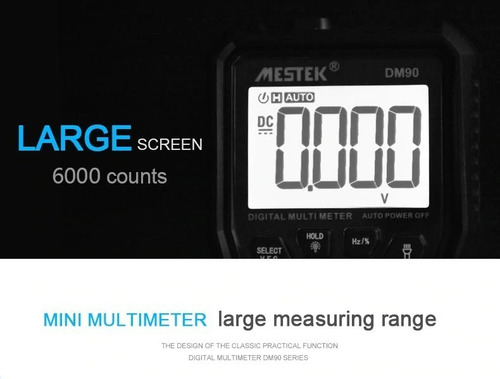Mestek Dm90 Multitester Digital De Rango Automático Test
