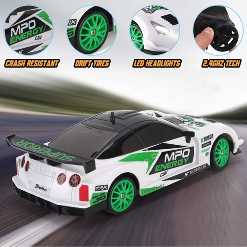 Mini Mando A Distancia Racing Drift 4 Drive De Alta Velocida