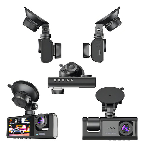 Qw Cámara Para Auto Dvr De Hd 1080p Frontal Interior Y
