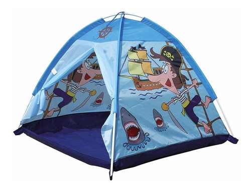 Imagen 1 de 6 de Carpa Para Niños Casita De Juguete Modelo Pirata Casa Jardín