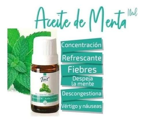 Aceite Just Menta 10 Ml
