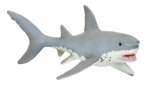Figura Safari Tiburón Blanco Juguete Realista P/ Niños Febo