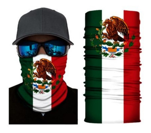 Mascara Mexico Bufanda Bandana Motociclista Ciclismo  Face