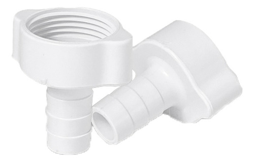 Conector De Manguera Rosca Fina 3/4 Con Espiga 1/2 25 Piezas Color Blanco