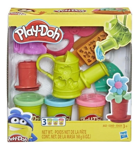 Play-doh Plastilinas Masa Jardin De Colores 3 Botes