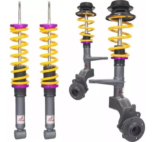 Imagen 4 de 6 de Kit Suspensión Regulable Peugeot 206 207 Castor