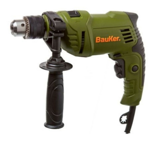 Imagen 1 de 7 de Taladro Percutor 600 Watts + Valija + Accesorios Bauker