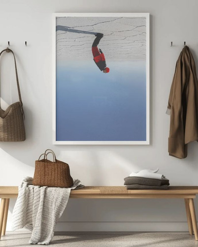 Cuadro Duki Ameri Constelacion 30x40 Vidrio Blanco