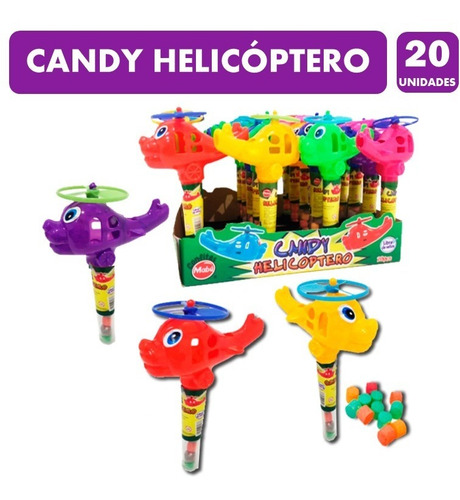 Caramelos Candy Helicóptero - Libre Se Sellos (20 Unidades)