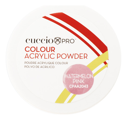 Polvo Acrílico De Color Rosa Sandía Cuccio Pro 1.6 Oz