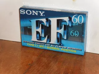 Cassette Sony Ef 60 Importado Sellado