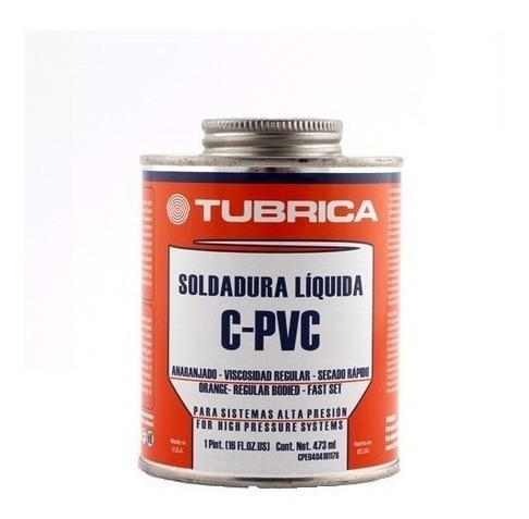 Soldadura Liquida Cpvc 1/16 Gal Tubrica