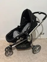 Comprar Cochecito  Kiddy Compass Plus  , Con Huevito Muy Poco Uso Negro Plata