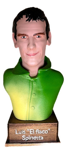 El Flaco Spinetta Busto 3d