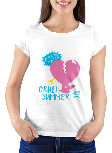 Playera Cruel Summer I Want It Cuello U Para Mujer