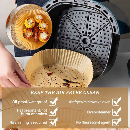 Forro De Papel Desechable Air Fryer, 156 Piezas, Antiadheren