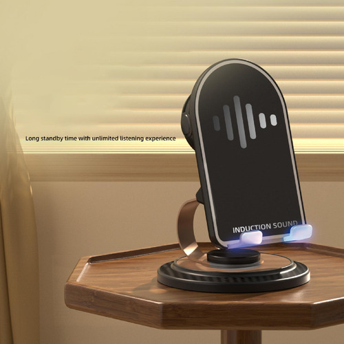 Soporte De Teléfono De Altavoz De Inducción Inalámbrica