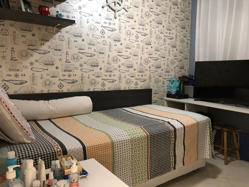 Imagem 14 de 30 de Sobrado No Condomínio Villagio Bologna, 100m², 3 Dormitórios, 1 Suíte, 2 Vagas, Bosque Maia. - So0183