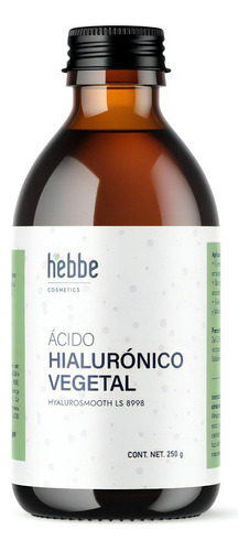 Acido Hialuronico Vegetal Liquido Activo Basf Cosmetico 250g Tipo De Piel Sensible