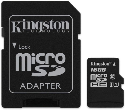 Memoria Kingston Micro Sd 16gb Hc  Class 10  80mb/s Sdcs/16