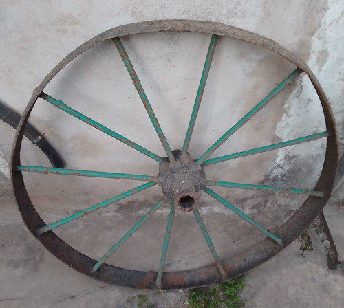 Antiguo Lote Bomba Agua Bola - Rueda Chica Hierro