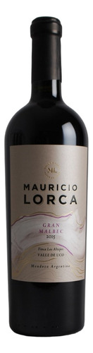 Vino Lorca Gran Malbec Valle De Uco Vte Lopez