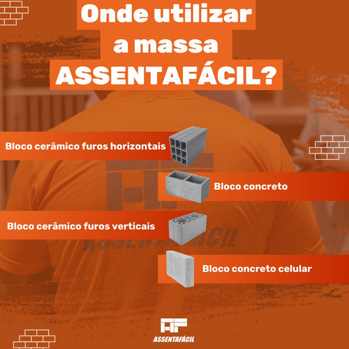 Argamassa Polimérica Para Assentar Tijolo Assentafácil