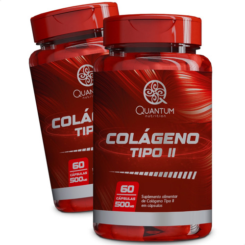 2 Potes Colágeno Tipo 2 Articulação Mais Forte Kit 120 Cáps