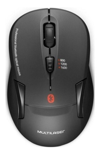 Mouse gamer inalámbrico Multilaser  Office MO254 negro