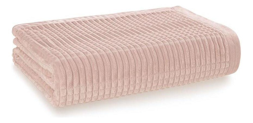 Manta Microfibra Flanel Fleece Queen Karsten Lima Rosa Blush