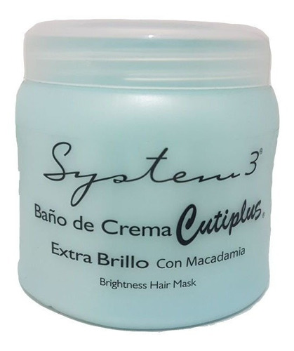 Baño De Crema System 3 Cutiplus Extra Brillo X 250