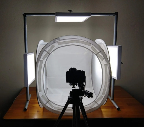 Estrutura Dobrável De Iluminação Led Softbox Foto De Produto