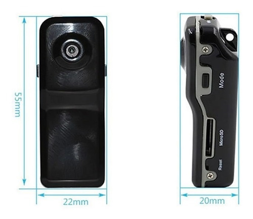Imagen 7 de 9 de Mini Cámara Espía Md80 Grabación Dv Soporte Micro Sd