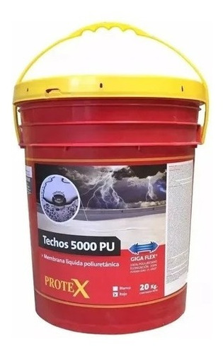 Techos 5000 Protex X 5 Kg Membrana Liquida Poliuretanica