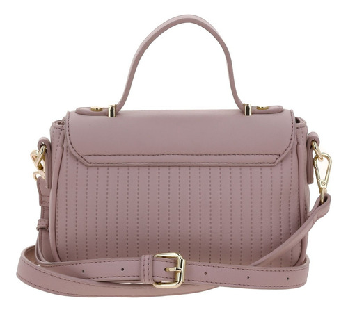 Bolso Tipo Crossbody Madison Chenson Lourdes Para Dama Rosa Rosa Pálido Lisa Níquel Rosa Pálido