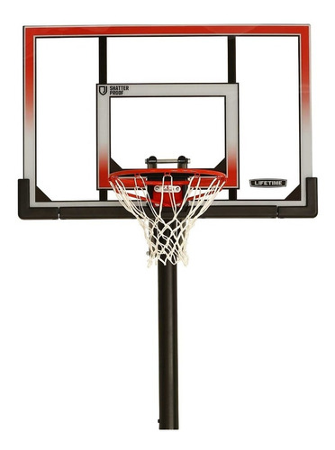 Tablero Basquetball De Policarbonato Fijo Ajustable 50''