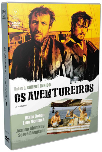 Os Aventureiros - Dvd - Alain Delon - Lino Ventura - Novo