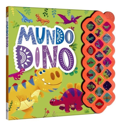 Mundo Dino  Libro Con Sonidos, De Lexus Editores. Infantil Editorial Lexus, Tapa Dura En Español, 2024