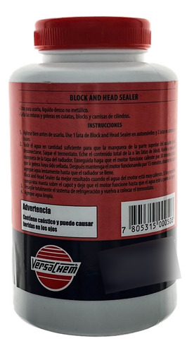 Sellador Block Y Culata Versachem 470 Ml