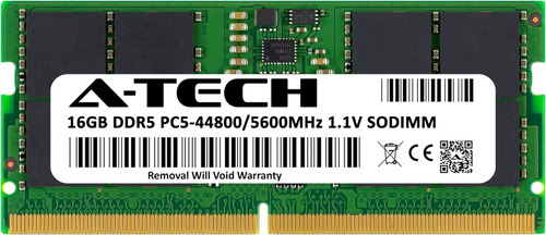 A-tech 16gb Ddr5 5600mhz Pc5-44800 Cl46 Sodimm 1.1v Non-e...